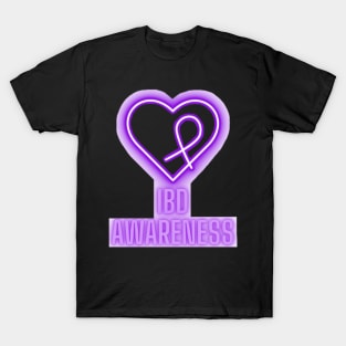 Neon Purple IBD Awareness 2 T-Shirt